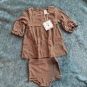 Kate Quinn LS square neck dress with bloomers NWT